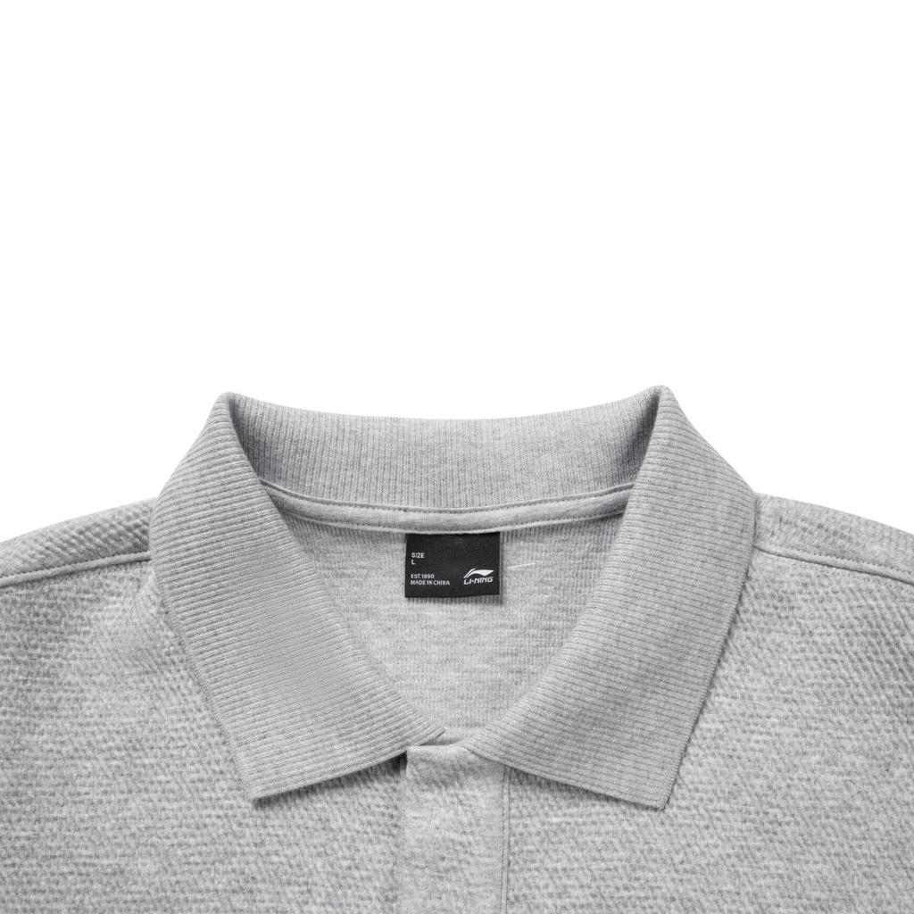 Li Ning Sports Trend Series Loose Fit Couple Sweatshirt With Brand Logo Unisex Sweatshirt AWDVD79-4