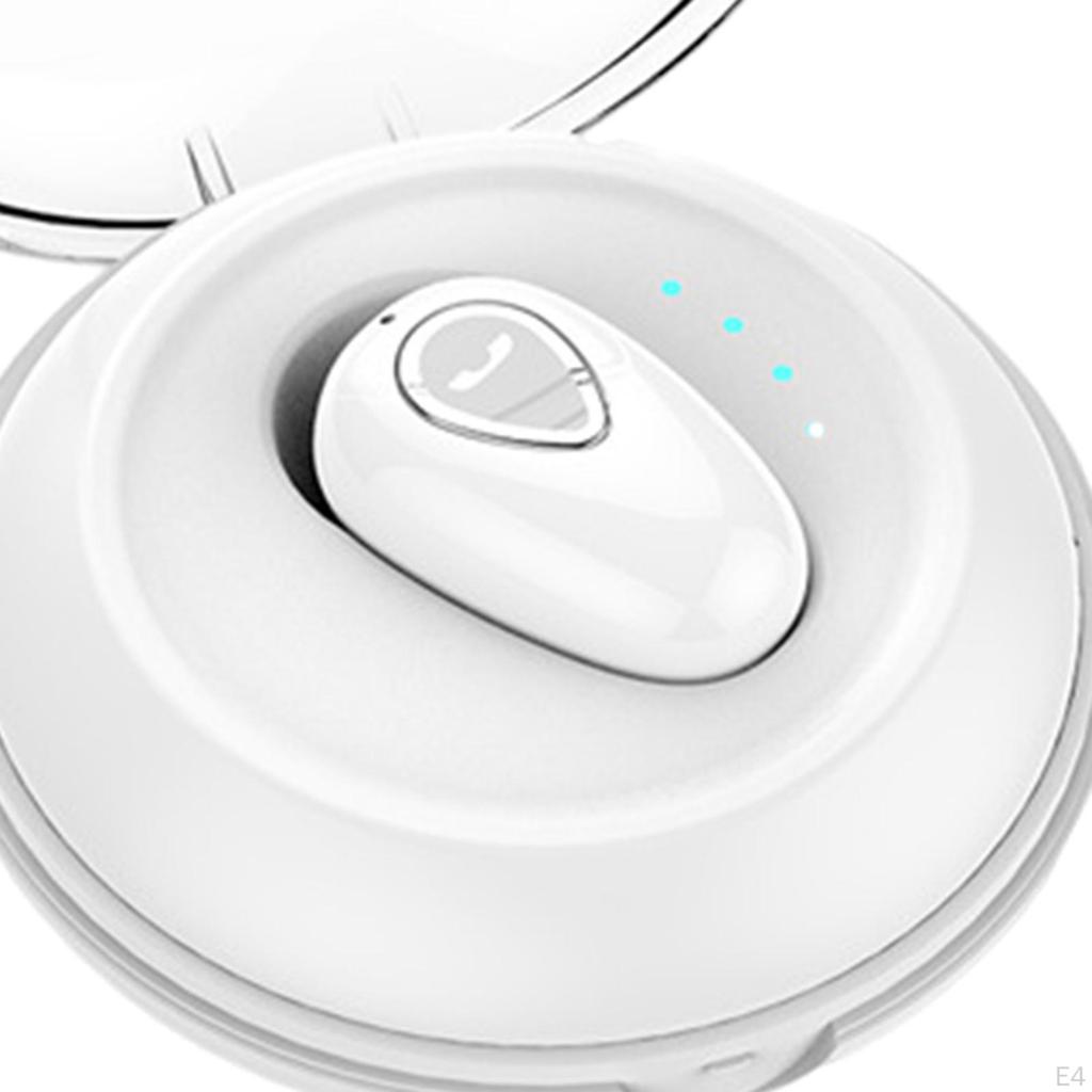 Mini Ture 5.0 Built-in Mic with Charging Case Invisible Stereo Earphones for iOS Android Sport