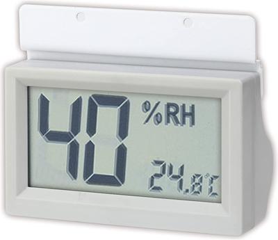 Toyo Living Magazyn Opcja Cyfrowy Termohigrometr Szary Wodoodporny OP-AD-HD(sol)