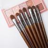 24-Piece Professional Animal Hair Makeup Brush Set for Artists - Real Wool Brushes