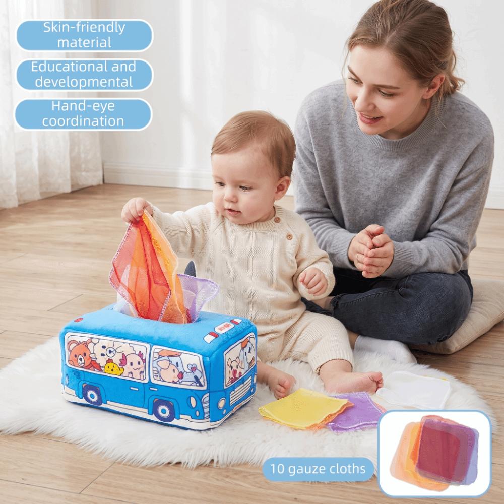 Colorful Magic Tissue Box Finger Exercise Sensory Toy Montessori Toy Finger Training Game