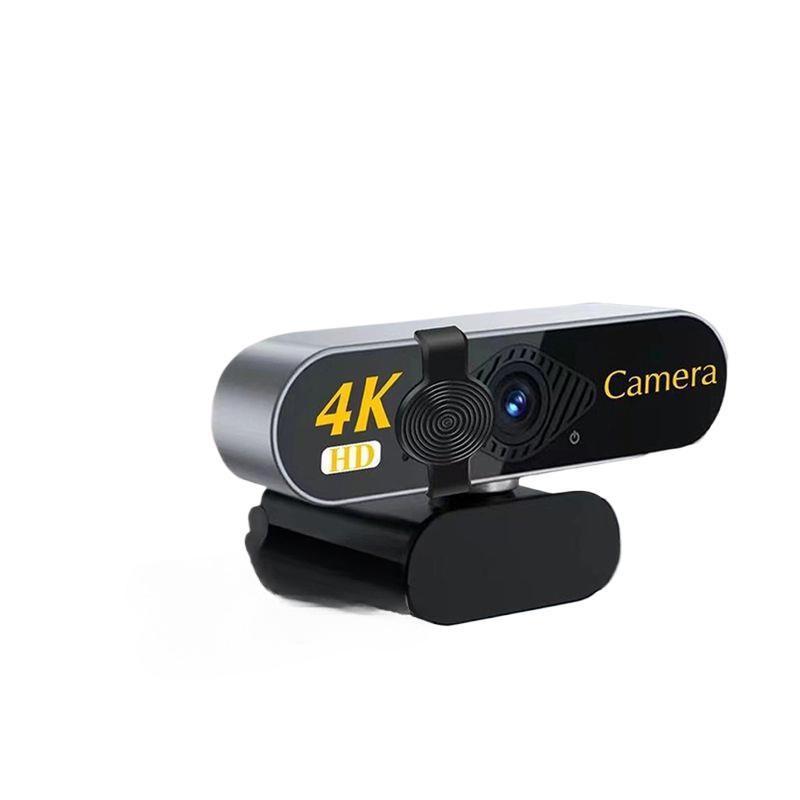 4K Ultra HD Camera with USB, Desktop/Laptop Microphone for Horizontal/Vertical Streaming & Online Meetings