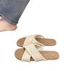 Slippers dames uitgaan high-value platte zool gekruiste bandjes bohemien slippers damesschoenen vakantiewind strand coole slippers