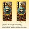 Vintage Airplane Gauges phone case s26 ultra case s25 ultra case glass for Samsung Galaxy S26 S25 S24 S23 S22 FE Ultra Plus