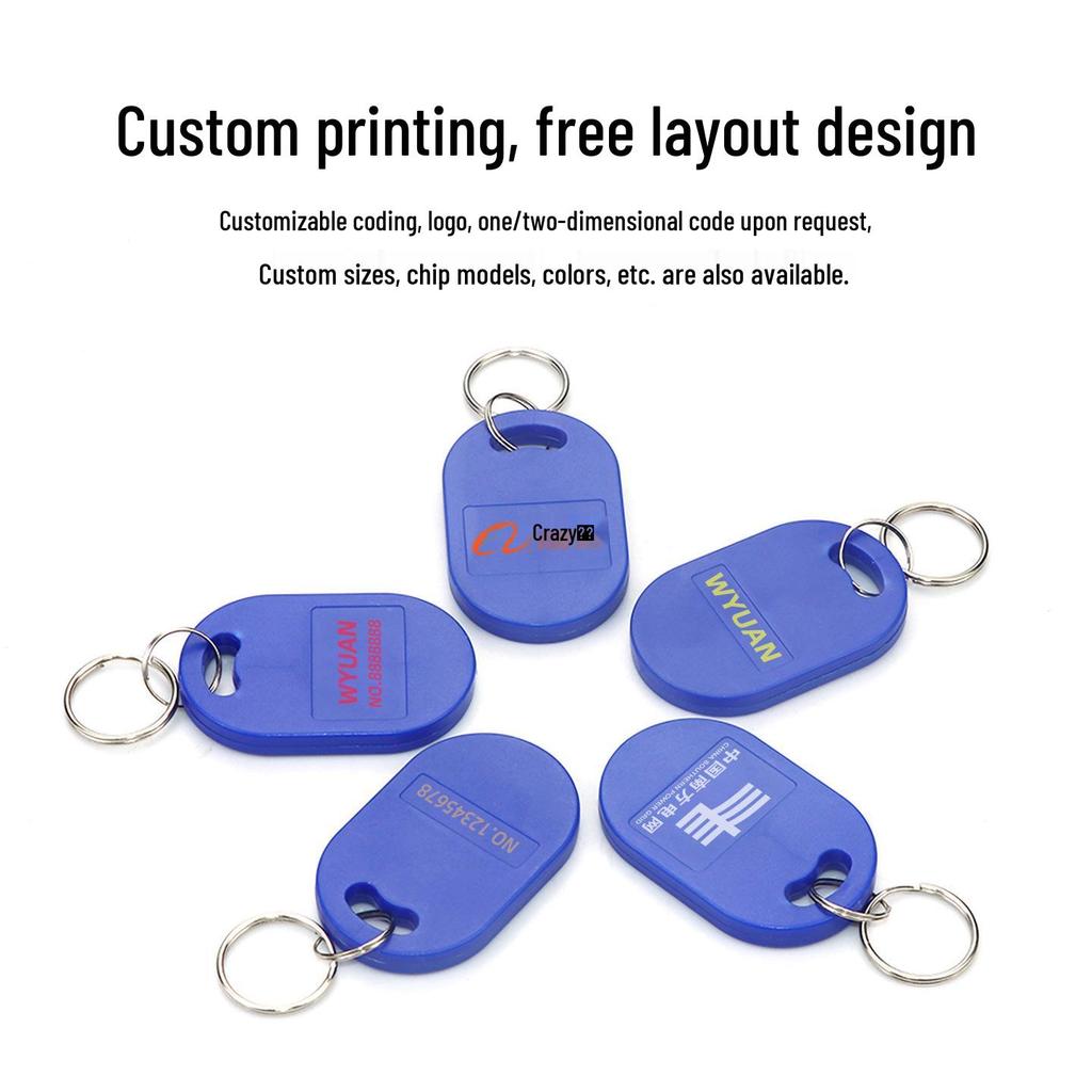 RFID UHF Long-Range 915MHz Epoxy Key Fob Access Control Card