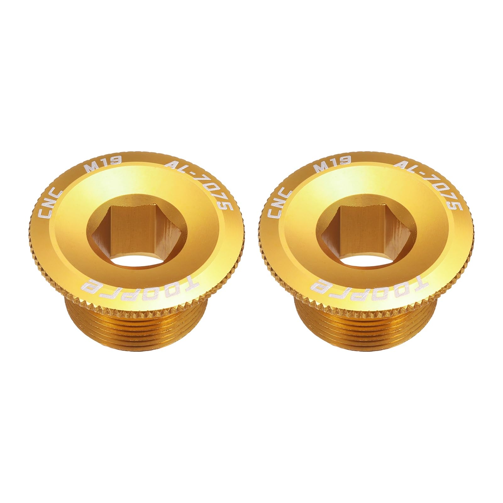 uxcell Set of 2 Bicycle Crank Cover Screws M19 Aluminum