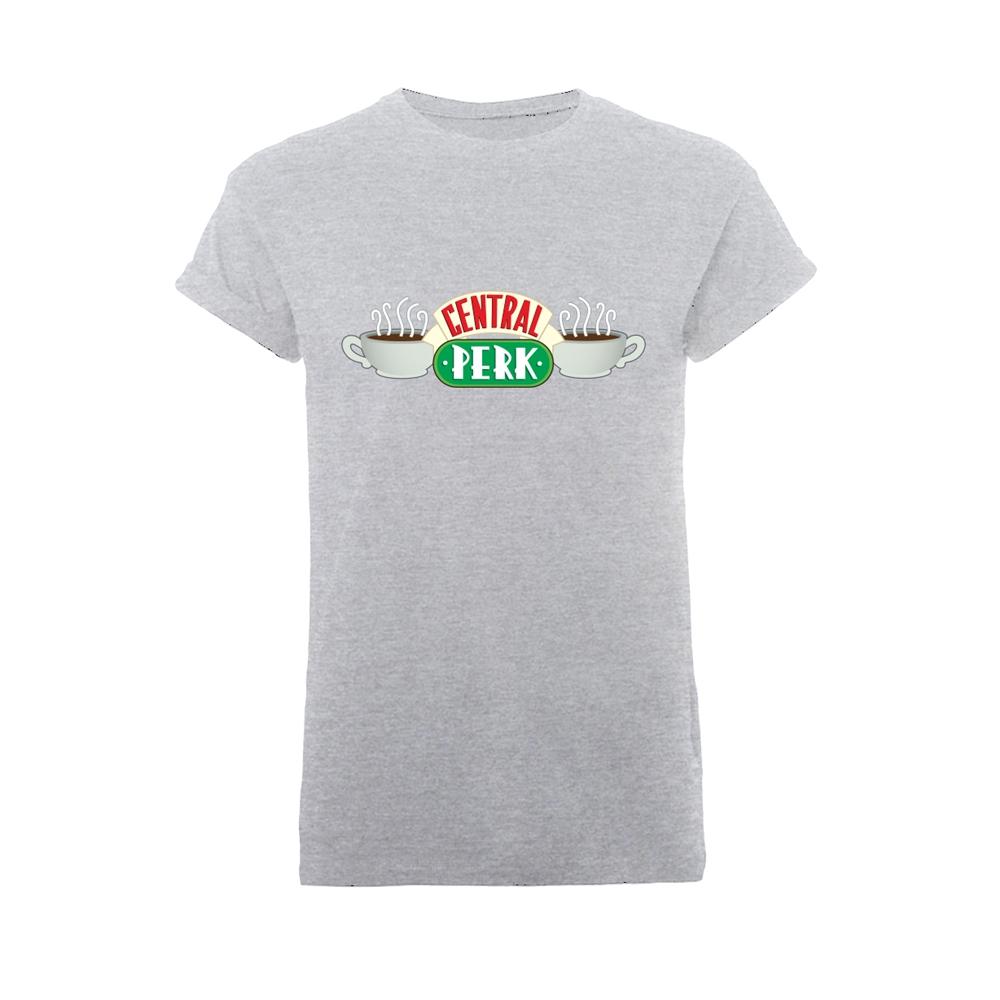 Friends Unisex t-skjorte med sentrale perk rollermer for voksne