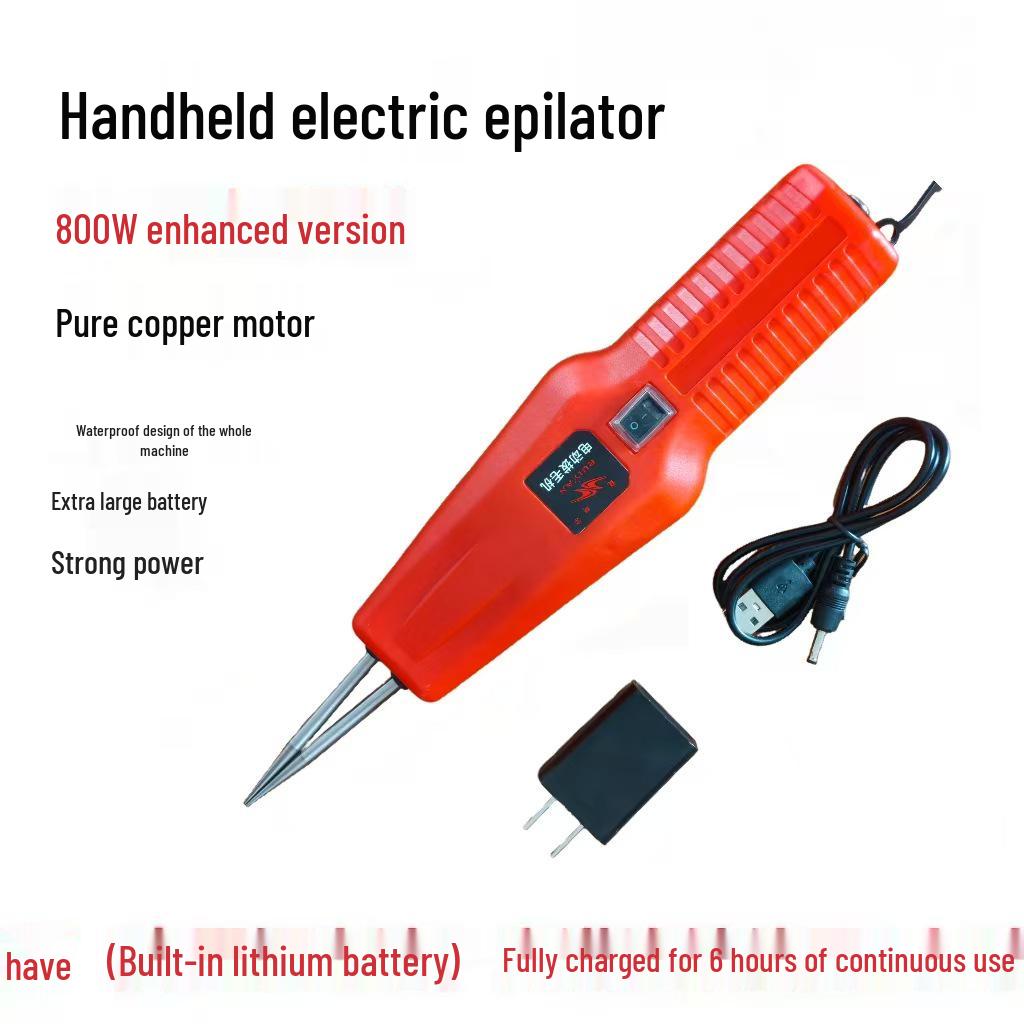 ""Elektrische Geflügelrupfmaschine""": Lithiumbatterie, Automatisch für Huhn, Ente und Gans - Europäischer Standard"