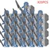 New 8pcs/lot MOC Uruk-hai Orc Army Group Orcus Figures Model Building Blocks LOTR Bricks Medieval Toys for Children gifts