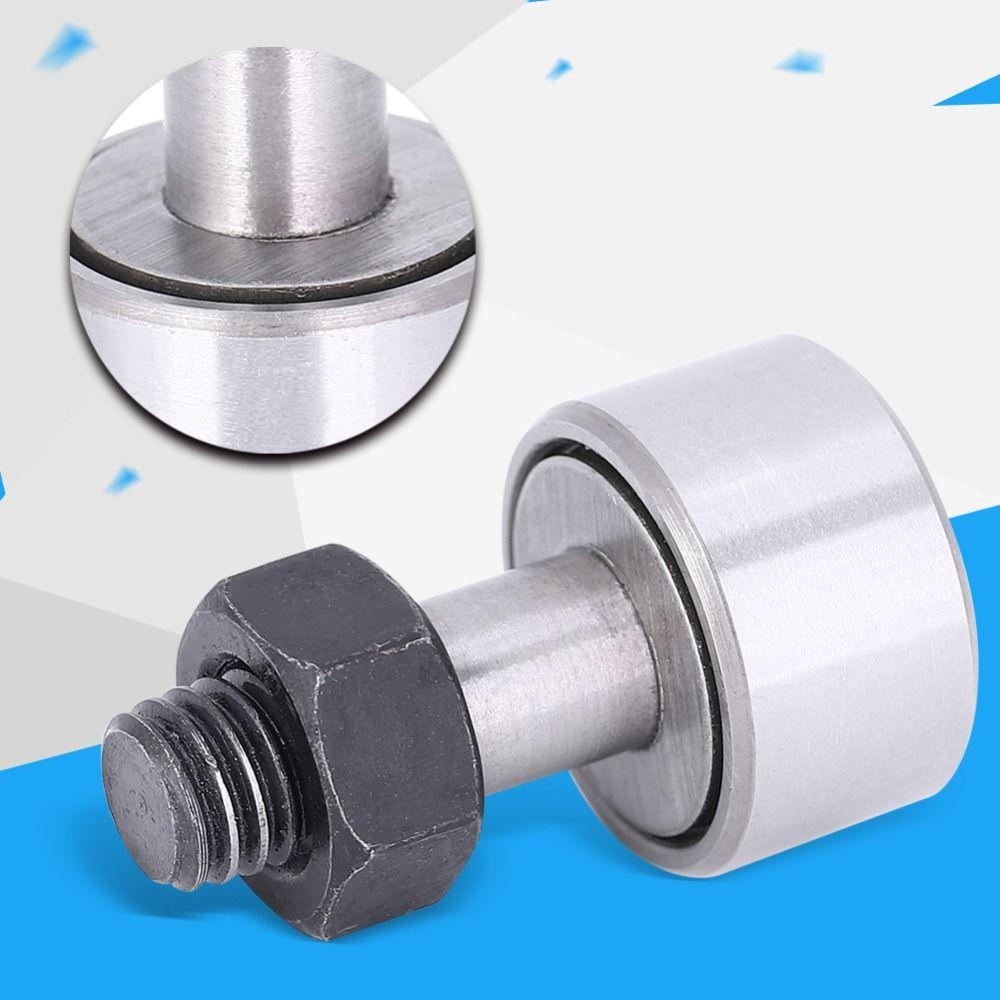 2pcs Miniature Cam Follower Small Size Sealed Type Needle Roller Bearing Track Roller Bearing for Machine Tool Guide Rail