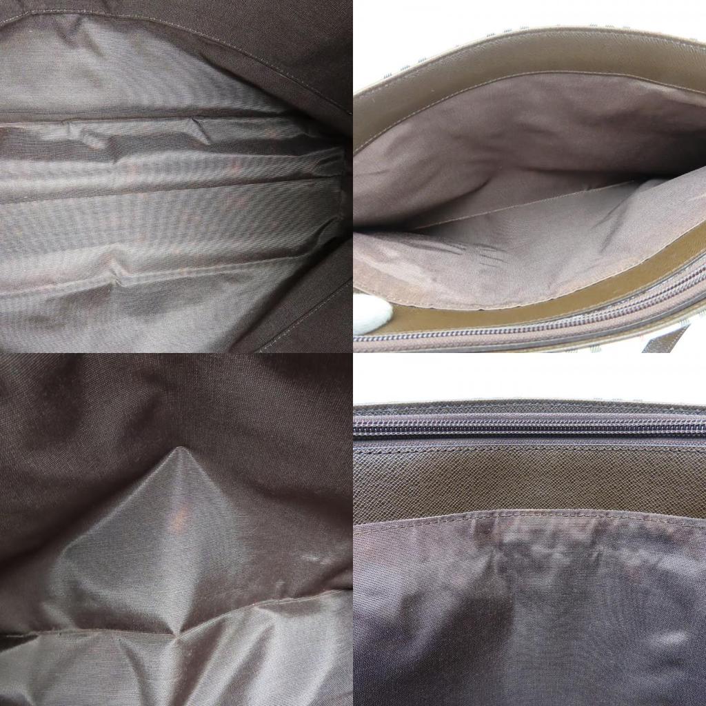 Used BURBERRY Tote Bag canvas/leather beige Brown Nova Check