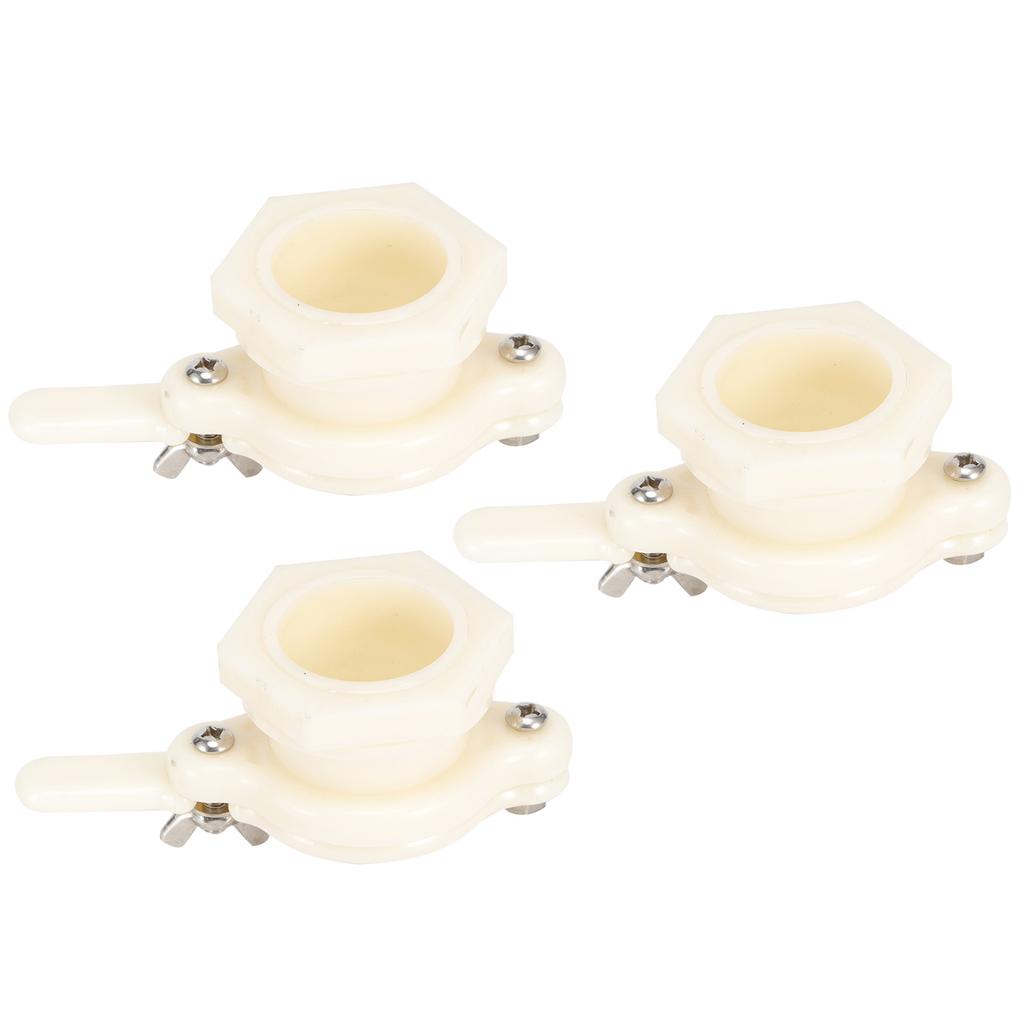 3Set Honey Tap Gate Valve Tools Honig Extractor Zubehör Imkerei Ausrüstung Versorgung