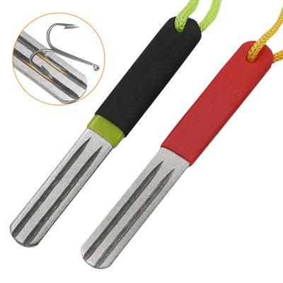 Angelhaken Schärfer Scharf Rutschfest Tragbar Drei Rillen Diamantstein Angelhaken Schleifen