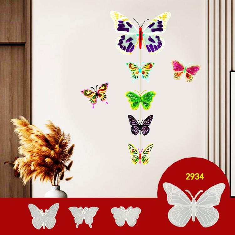 Wall Hanging Keychains DIY Epoxy Craft Necklace Keychain Jewelry Mold for Gifts
