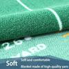 Portable Golf Putting Mat Easy Clean Surface with Alignment Guide for Indoor Practice Home Office Training Mat