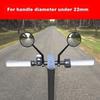 Flexible Bike Handlebar Bicycle Mirrors Rear View Convex Bicycle Rearview