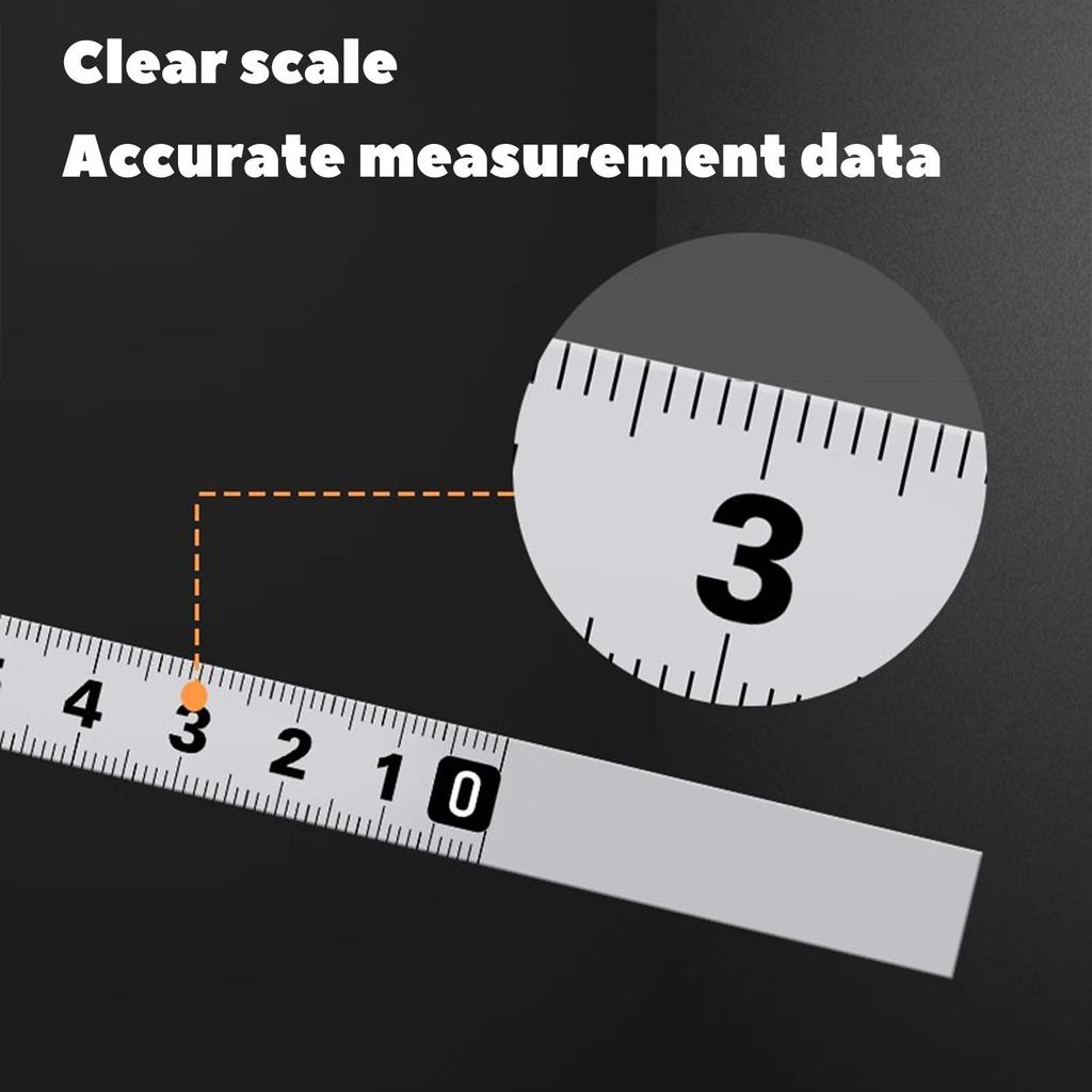 Metal Tape Measure Ruler Corrosion Resistance Adhesive Backed Tape Suitable for Wood Plastic Glass