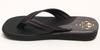 Hasegawa Geta Made in Japan Men's Japanese-Style Sandals, (Black/Red/Medium)