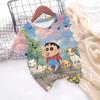 Summer Crayon Shin-chan Cartoon T-Shirt Short Sleeve Fashion Cool Kids Teen Identical 3D Print Casual T-Shirt