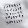 1PCS French Jelly Nail Stickers Dreamy Bubble Meteor Butterfly Star Moon Self Adhesive Stickers For Nail DIY Nail Art Decoration