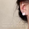 Children's fun, cute little monster stud earrings, women's summer unique high-end niche design earrings, new popular earrings