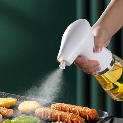 240ML Electric Oil Sprayer with Light Even Atomization Good Sealing Type-C Charge Wide Angle Jet Oil Sprayer for Kitchen