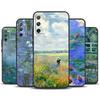 Claude Monet Kunst Malerei Handyhülle Für Samsung Galaxy S23 S24 Ultra S22 S20 S21 FE Note 20 10 S8 S9 S10 Plus Hülle