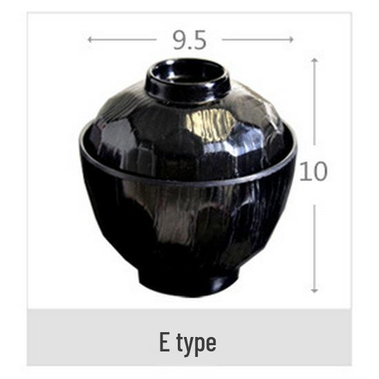 Japanese-Korean Style Soup Bowl with Lid - Versatile for Soup, Rice, or Dipping Sauces