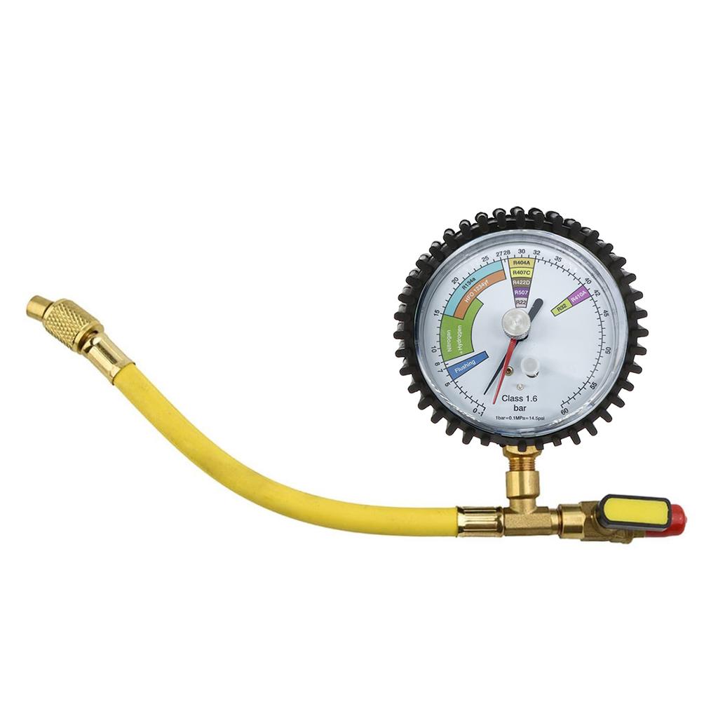 Air Conditioner Nitrogen Pressure Tester Regulator For R134a R22 R407C R410A Pressure Gauges HVAC Systems Cold Test Table Tools