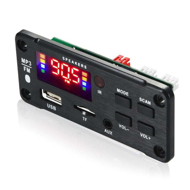 Car MP3 Player Decoding Module Bluetooth-compatible Decoders Board 2x25W Amplifier Decoding Module with Remote Control