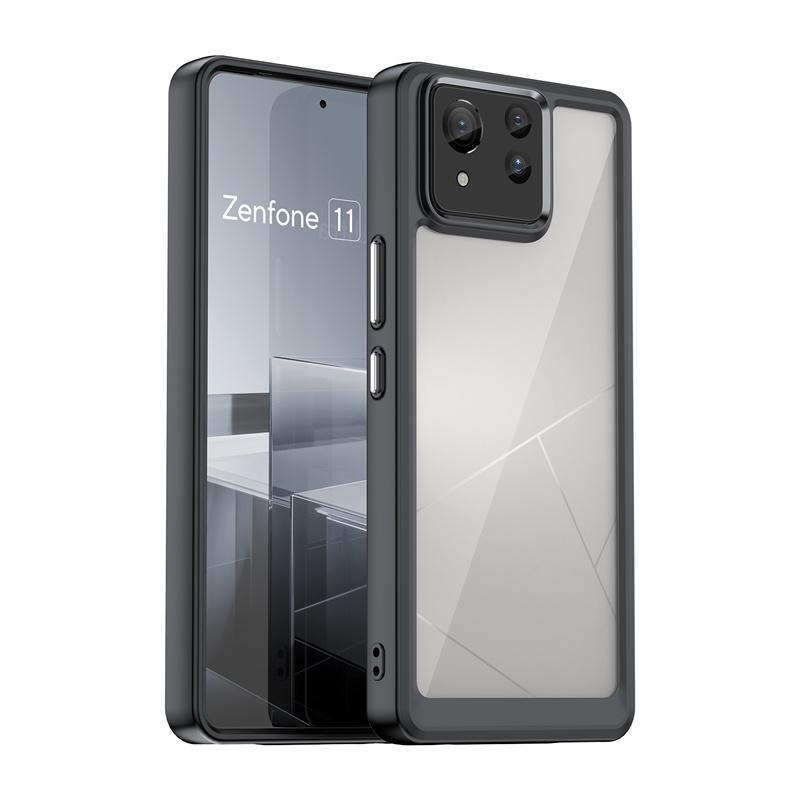 Custodia in TPU Colorata Trasparente per Asus Zenfone 11 Ultra Zenfone 10 9 Copertura Protettiva Trasparente Antiurto Copertura a Protezione Totale