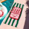 Art Sardines Fish Towel Sports Quick Dry Travel Camping Gear Sandproof Soft Light Large Beach Towel