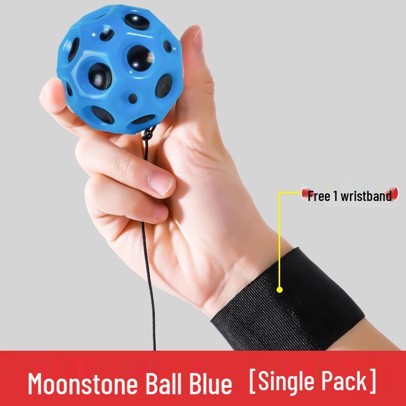 Moonstone Elastic Wrist Ball - Children’s Decompression Return Ball for Outdoor Play