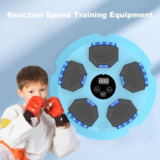 Musikkboksemaskin Veggmontert Bluetooth-kompatibel Elektronisk Smart LED-boksing Trening Stansepute Hjemmetreningsutstyr