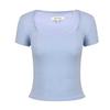 Jack Wills Womens/Ladies Ribbed Square Neck Fitted T-Shirt