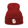 Unisex Winter Hats Knitted Hat Beanie Cute Sheep Print Woman Cap Simple Cancer Chemo Knit Cap Beanie Perfect For Mountaineering