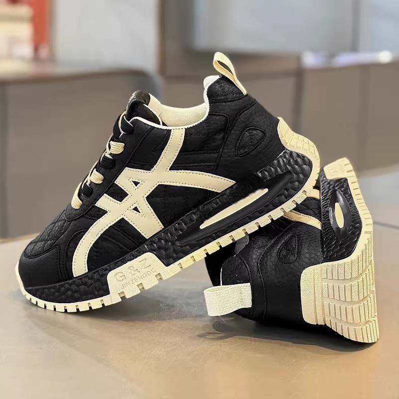 Spring New High-end Teen Casual Thick-soled Height-enhancing Forrest Gump Dad Shoes