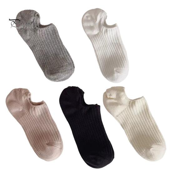 

10 пар тонких летних носков, невидимые носки с низкой посадкой, противоскользящие, силиконовые, однотонные, высокая эластичность, без запаха, повседневные, для офиса и улицы A