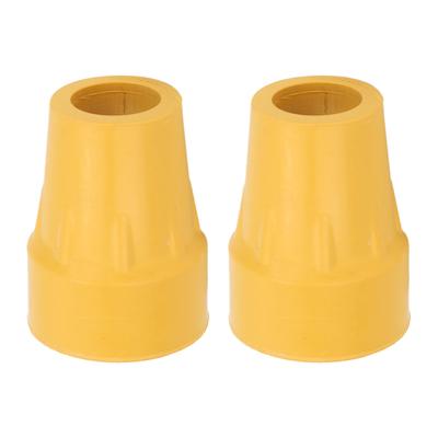 2 pezzi di punte di ricambio per stampelle, resistenti e antiscivolo, senza lattice, per bastoni e accessori per deambulatori