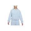Jordan Sweatshirts Women's Blue Hooded Moderate Regular DD6999-438