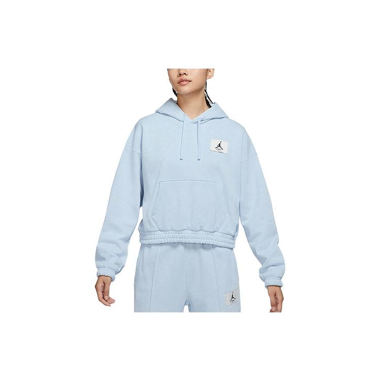 Jordan Sweatshirts Women's Blue Hooded Moderate Regular DD6999-438