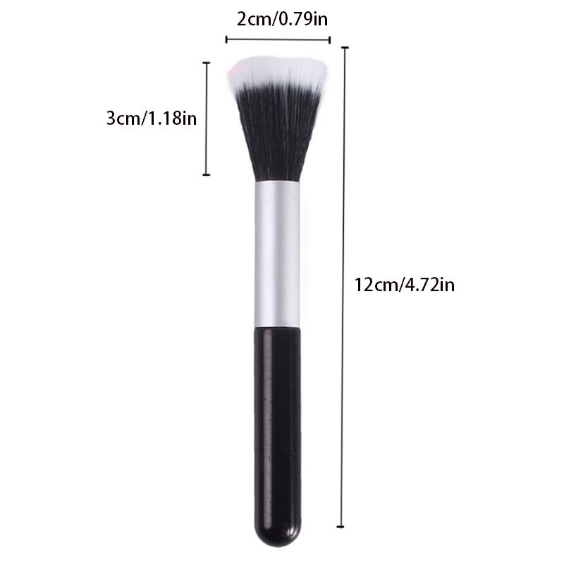1Pcs Soft Hair Blusher Brush Makeup Brush Multifunction Blush Highlighter Brush Partial Face Powder Stippling Brush