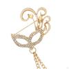 Elegant Men's Brooch Chain Badge Alloy Suit Trendy for Anniversary Wedding Tuxedo