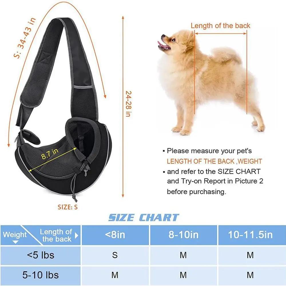 Dog Bag Pet Shoulder Bag Cat Dog Outing Portable Crossbody Bag Small Dog Outing Breathable Mesh Pet Backpack Pet Carrying