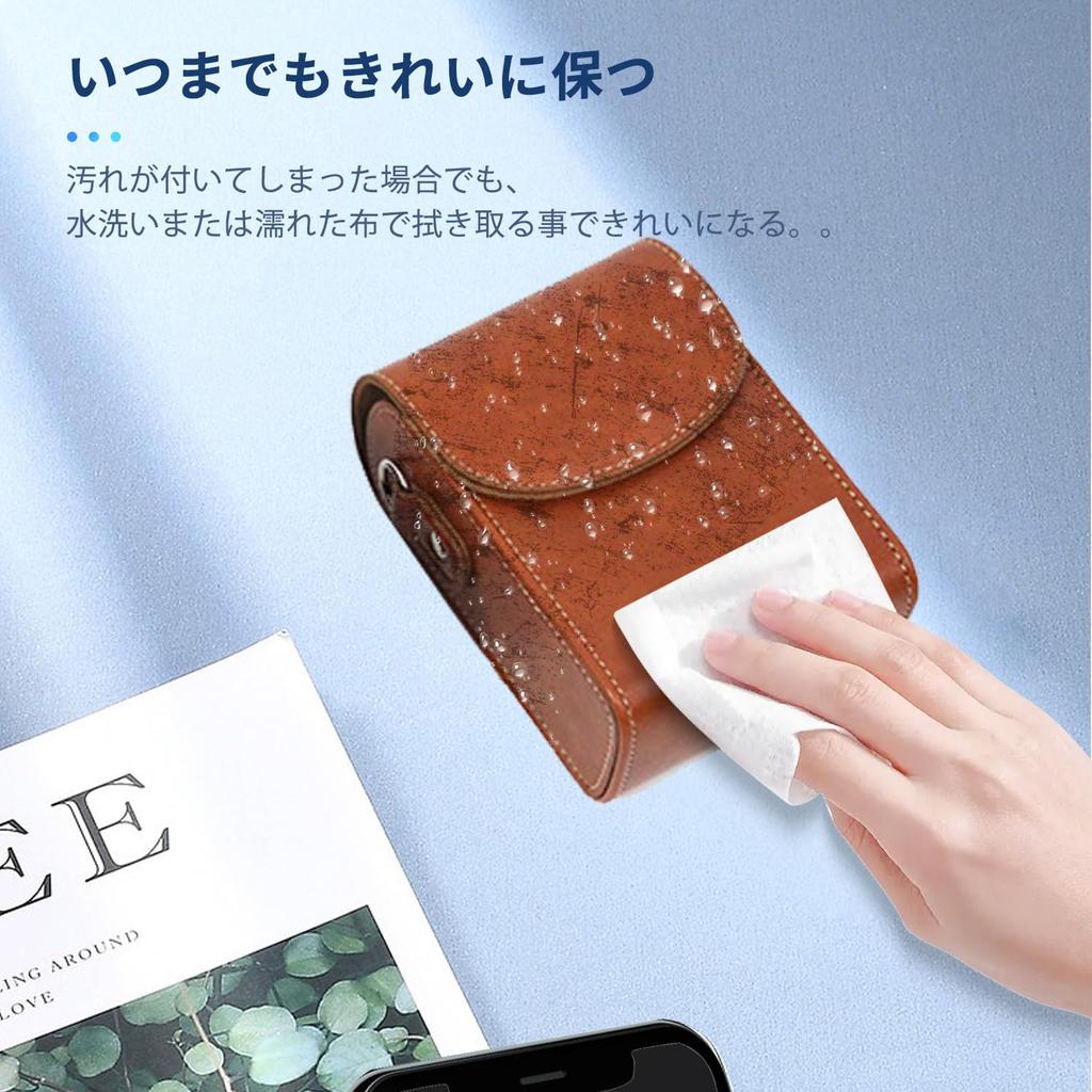 NOUKAJU Case, Cover, Camera Bag, Storage Bag for KODAK PIXPRO FZ55. Drop-proof, Scratch-resistant, Shockproof, and Dustproof (Brown).