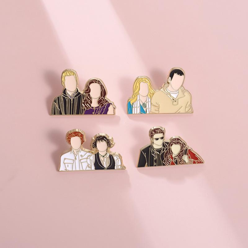 Character Adorable Cartoon Brooch Unique Alloy Pin For Personalized Style And Fashion Accessory
