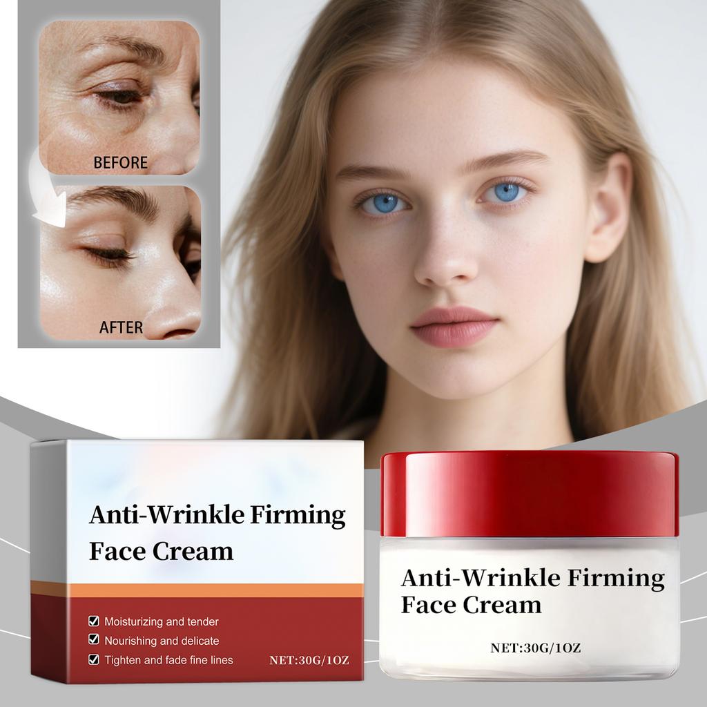 -wrinkle and Firming Face Cream: Reduces Wrinkles and Moisturizes the Skin.