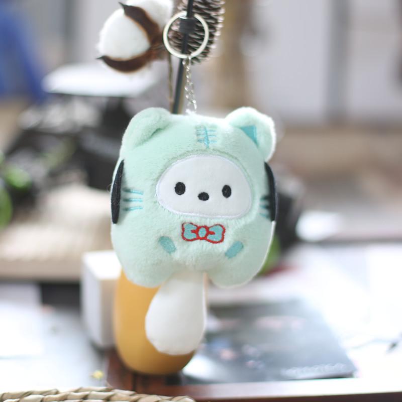 

Adorable Kuromi Plush Toy Cute Sanrio Character Keychain Soft Short Plush Pochacco,Lobster Clasp 12cm