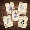 Mystic Moon Lenormand Oracle: A Complete Deck of 36 Cards with Keywords & Yes/No Indicator for Spiritual Divination 10.4*7.3cm