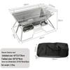 Portable Folding Stainless Steel Camping Grill